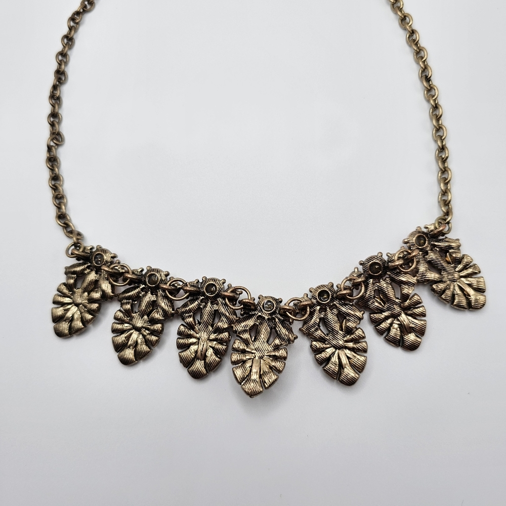 Bridal Prom Formal Rhinestone Statement Necklace - Picture 5 of 5